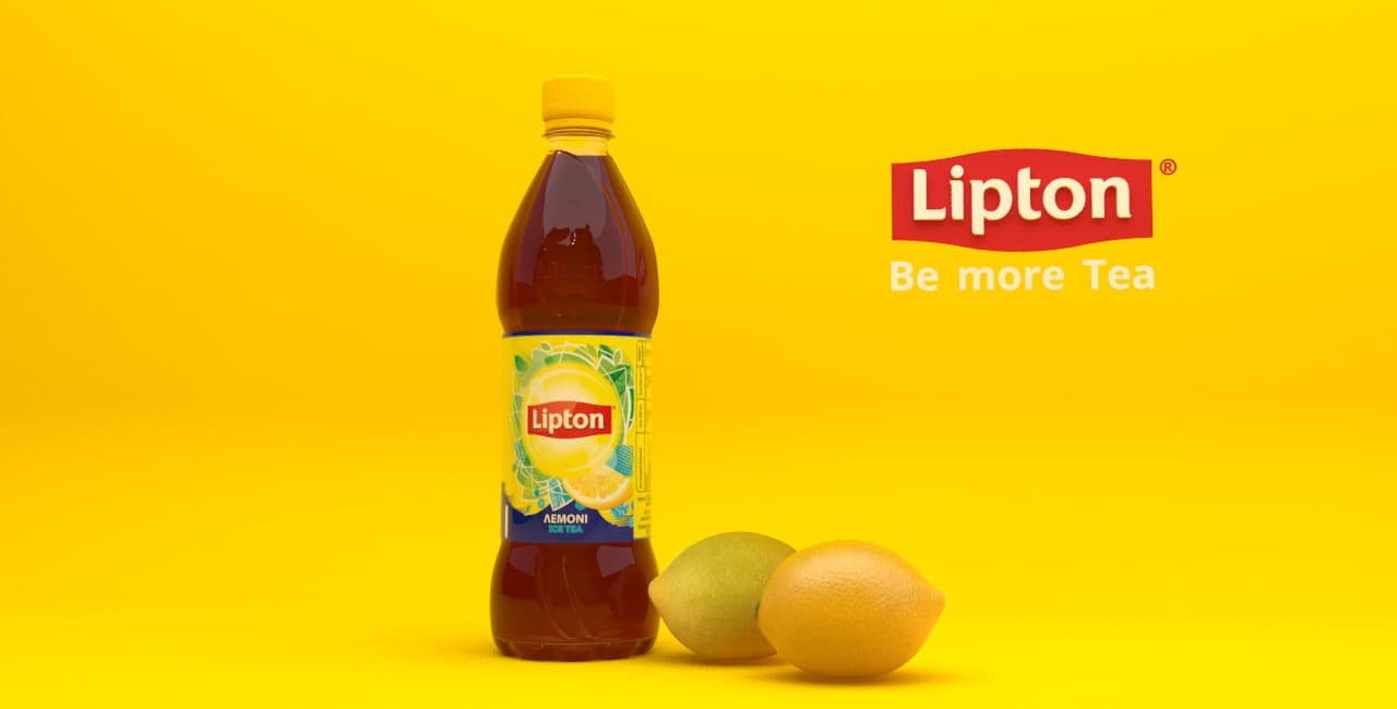 Lipton ice tea – Bottle redesign – web advert